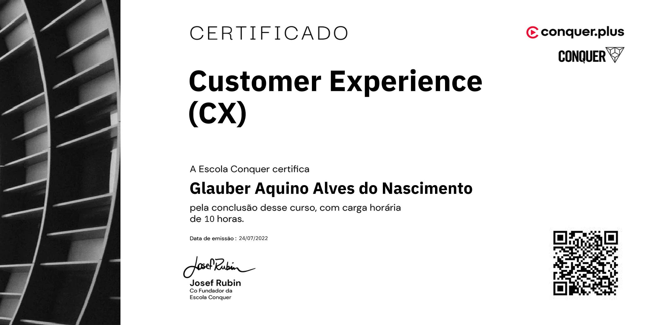 Certificado de Customer Experience (CX)